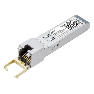 Transceptor mini-GBIC SFP RJ45 / 1000BASE-T / 100 metros (328 pies) / 1.25 Gbps / Hot-Swappable / 0 a 70°C