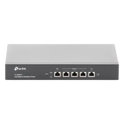 Router Balanceador de Carga / 4 Puertos WAN / 30,000 Sesiones Concurrentes / Firewall Integrado / Control de Banda por IP