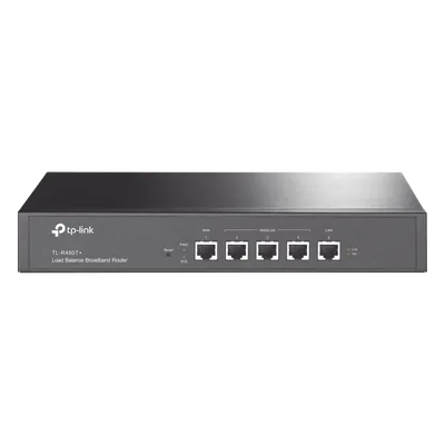 Router Balanceador de Carga / 4 Puertos WAN / 30,000 Sesiones Concurrentes / Firewall Integrado / Control de Banda por IP