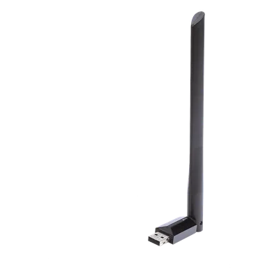 Adaptador USB Wi-Fi / Dual Band AC600 / 200 Mbps 2.4 GHz + 433 Mbps 5 GHz / Antena 5 dBi / USB 2.0