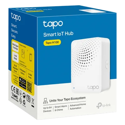 Hub IoT Inteligente / 3 en 1 Hub-Timbre-Alarma / 64 Dispositivos / 2.4 GHz Wi-Fi + 868 MHz / 19 Tonos 90 dB / Material V-0 UL94