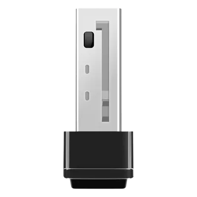 Adaptador USB Wi-Fi 6 / 287 Mbps / 2.4 GHz / Nano 17.5 × 15.8 × 7.1 mm / MU-MIMO / OFDMA / Driver Pre-cargado