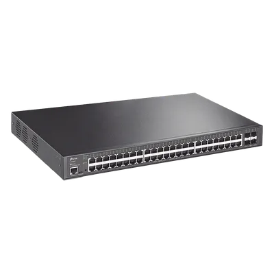 Switch L2+ PoE+ / 48 Puertos Gigabit PoE+ / 4 Puertos SFP+ 10G / Presupuesto PoE 500W / Rendimiento 176 Gbps / Montaje en Rack