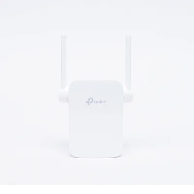 Extensor de Cobertura WiFi / Doble Banda 2.4 y 5 GHz / 750 Mbps / 2 Antenas Externas / Puerto Ethernet 10/100 Mbps / 2.56 x 2.56 x 2.56 pies
