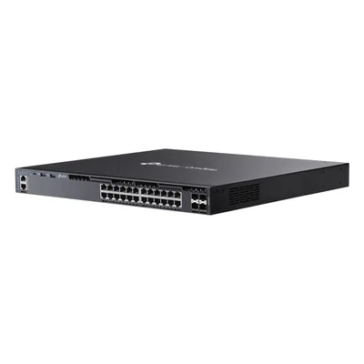 Switch L3 Gestionable PoE+ / 24 Puertos Gigabit / 4 Slots 10G SFP+ / Stacking 80 Gbps / PoE 720W / Redundancia N+1