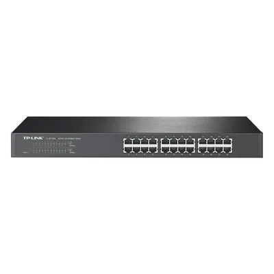 Switch / 24 Puertos 10/100 Mbps / Montaje en Rack / 35.7 Mpps Throughput / Auto MDI/MDIX