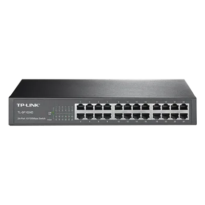 Switch no administrable / 24 puertos 10/100 Mbps / 35.7 Mpps / Escritorio o rack