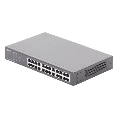 Switch no administrable / 24 puertos 10/100 Mbps / 35.7 Mpps / Escritorio o rack