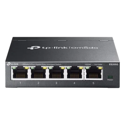 Switch Gestionado SDN / 5 Puertos Gigabit / 10 Gbps Capacidad Switching / 7.4 Mpps Forwarding Rate / Fanless / VLAN 802.1Q / QoS 8 Colas