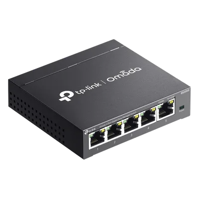 Switch Gestionado SDN / 5 Puertos Gigabit / 10 Gbps Capacidad Switching / 7.4 Mpps Forwarding Rate / Fanless / VLAN 802.1Q / QoS 8 Colas