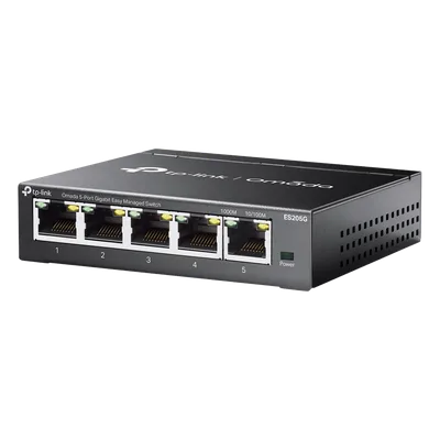 Switch Gestionado SDN / 5 Puertos Gigabit / 10 Gbps Capacidad Switching / 7.4 Mpps Forwarding Rate / Fanless / VLAN 802.1Q / QoS 8 Colas