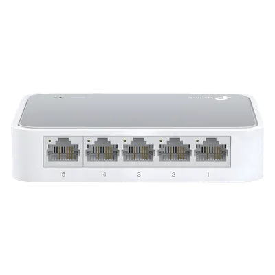 Switch de escritorio / 5 puertos / 10/100 Mbps / Auto-MDI/MDIX / Green Ethernet