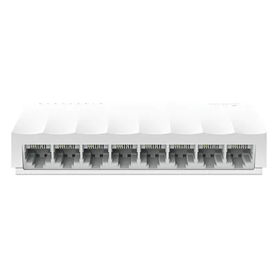 Switch no administrado / 8 puertos 10/100Mbps / Fanless / 4.9 x 1.9 x 0.9 in