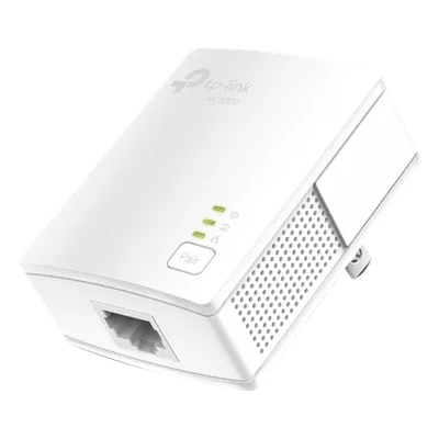 Kit Adaptador Powerline / Gigabit Ethernet 1000 Mbps / HomePlug AV2 / Alcance 300 m (984.2 ft) / Plug and Play / 1 Puerto RJ45 / Ultra Compacto