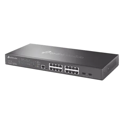 Switch L2+ PoE+ / 16 Puertos MultiGigabit 2.5G / 8 Puertos PoE+ 240W / 2 Puertos SFP+ 10G / 120 Gbps / Administración Centralizada