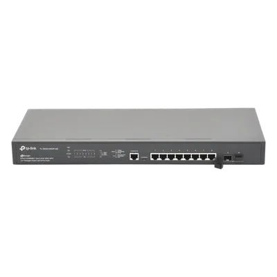Switch Administrable L2+ / 8 Puertos PoE+ MultiGigabit 2.5G / 2 Puertos SFP+ 10G / Presupuesto PoE 240W / Rendimiento 80 Gbps / Montaje en Rack