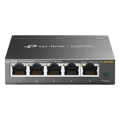 Switch Easy Smart / 5 Puertos Gigabit / 5 Gbps / 32 VLANs / Sin Ventilador / QoS / IGMP Snooping