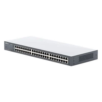 Switch no administrable / 48 puertos 10/100 Mbps / 96 Gbps capacidad de conmutación / 71.4 Mpps throughput / Rack 19" (48.26 cm)