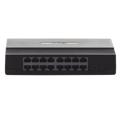 Switch de escritorio / 16 puertos RJ45 / 10/100 Mbps / Sin ventilador / 7.9 x 5.6 x 1.6 in