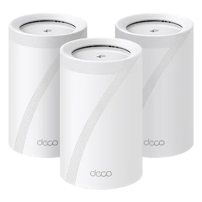 Sistema Mesh Wi-Fi 7 / Triple Banda BE9300 Mbps / 2 Puertos 2.5 Gigabit / 4 Antenas Internas Beamforming / MLO Multi-Link / Cobertura 3 Unidades