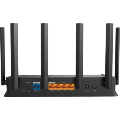 Router Wi-Fi 7 / Doble Banda BE6500 / 6.5 Gbps / 2 Puertos 2.5 Gbps / 6 Antenas Externas / EasyMesh / HomeShield