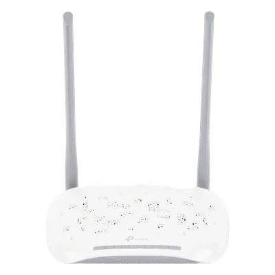 ONU/ONT Router GPON / Wi-Fi N 300 Mbps / 2.4 GHz / 1 Puerto GPON SC-APC / 1 Puerto GE + 1 Puerto FE / 1 Puerto POTS FXS / 2 Antenas 5 dBi