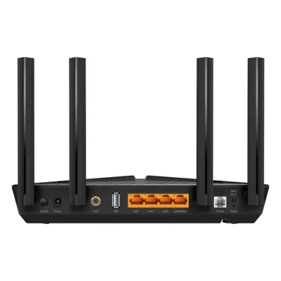 Router GPON / Wi-Fi 6 AX1800 / 4 Puertos Gigabit / VoIP FXS / CATV / EasyMesh / 4 Antenas Externas